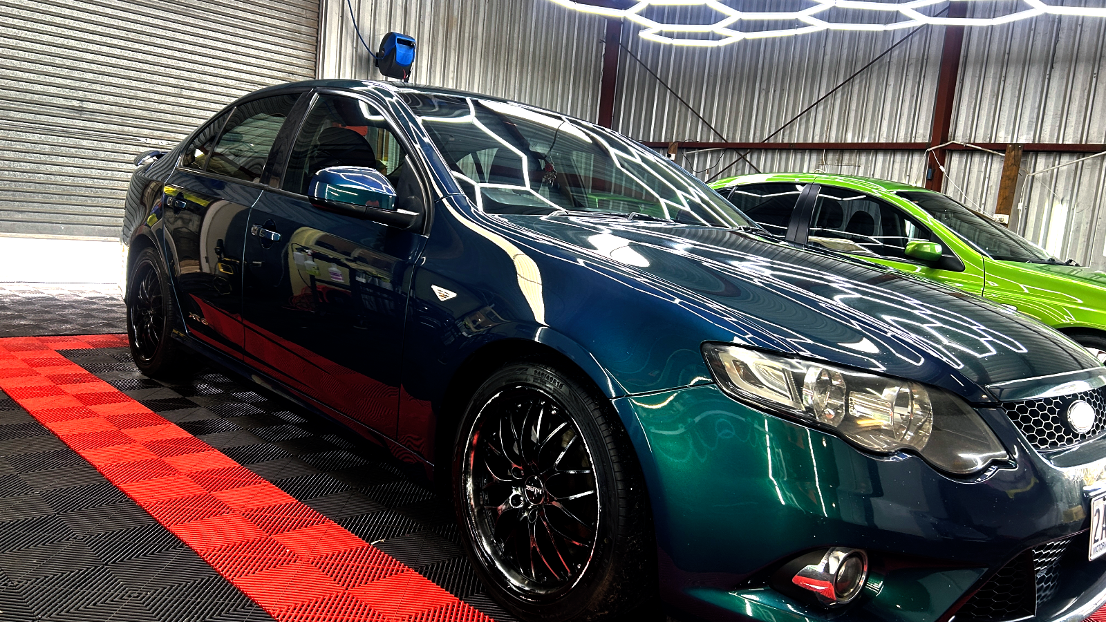 Vehicle paint after cut and polish at High Country Detailing